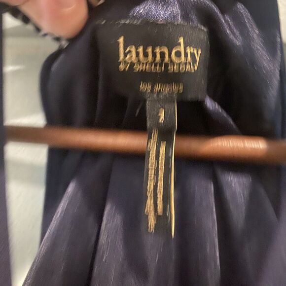 Laundry by Shelli Segal Dress Women Size 2 Shift Sleeveless Twist Front Stretch - Picture 2 of 10